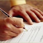 signing-mortgage Signing a Mortgage Document