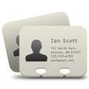 Asset manager contacts icon