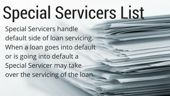 Special Servicers List