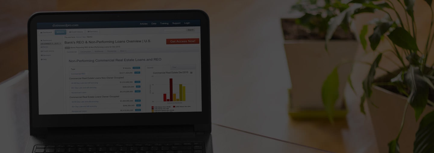 Do More Bank Direct Non-Performing Note and REO Deals with BankProspector · distressedpro.com