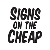 Signs on the Cheap Logo