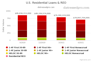 U.S. Residential Loans and REO Chart [Q2 2021]